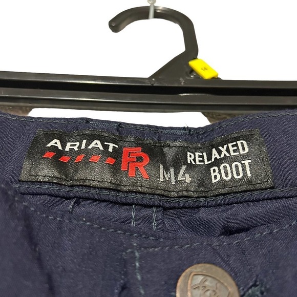 NWT Ariat FR M4 Low Rise Ripstop Bootcut Duralight Navy Pants - Picture 9 of 14